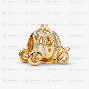 Pandora Disney Cinderella Sparkling Carriage Charm|Pendant